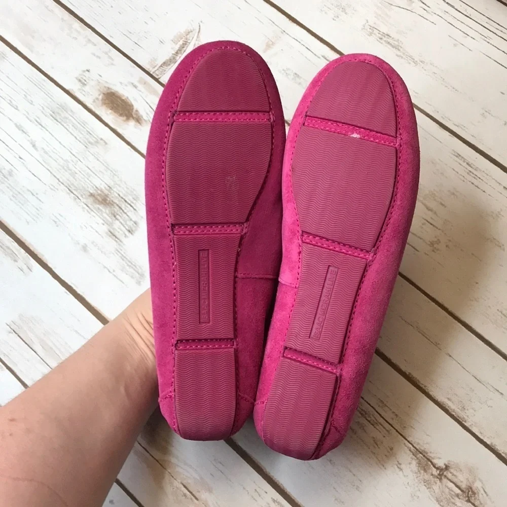Isaac Mizrahi Live Pink Loafers